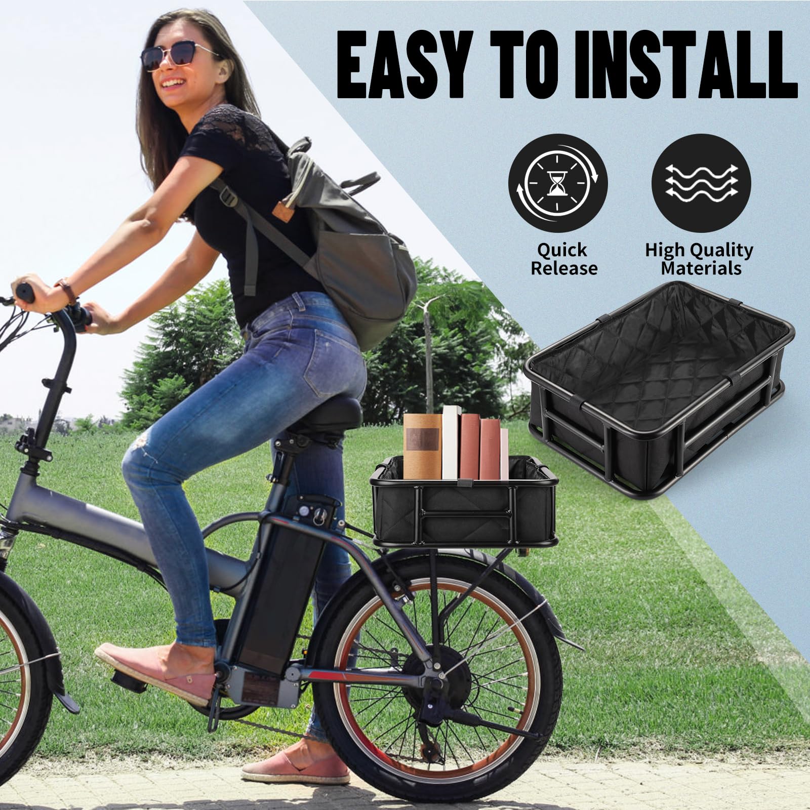 RAYMACE lifestyle shot on commuter bike highlighting organization benefit