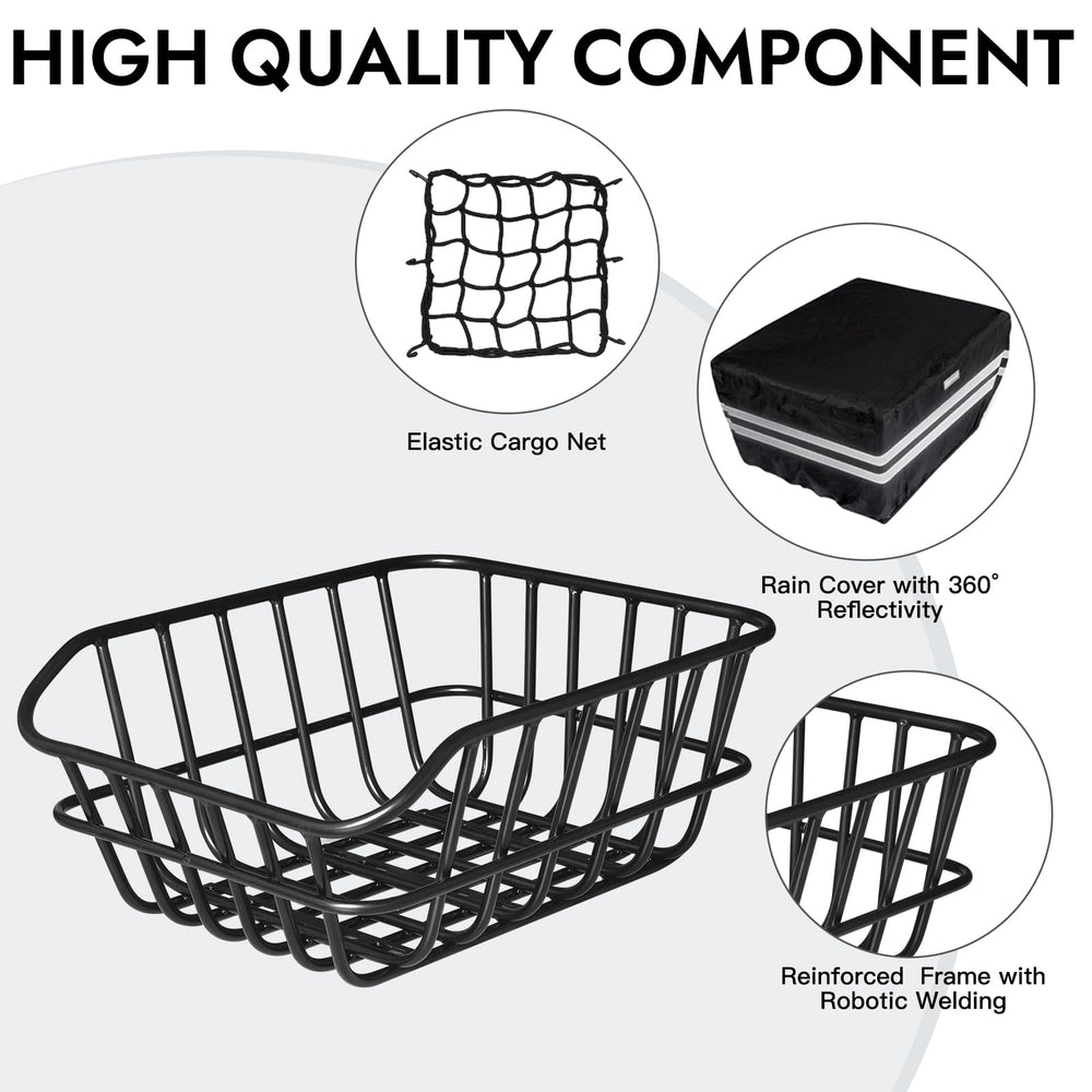 RAYMACE basket scale next to grocery bag showing 18L capacity and practical storage for errands