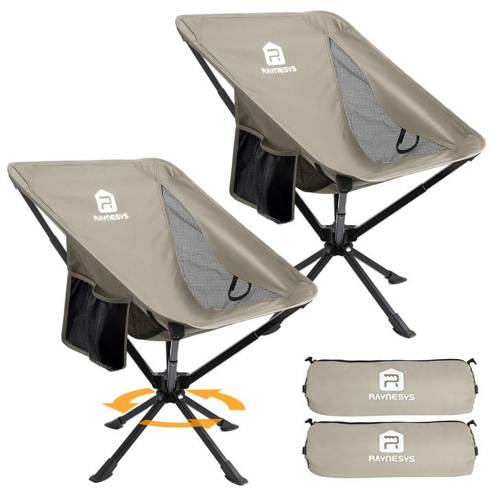Raynesys folded chair in carry bag for easy transport