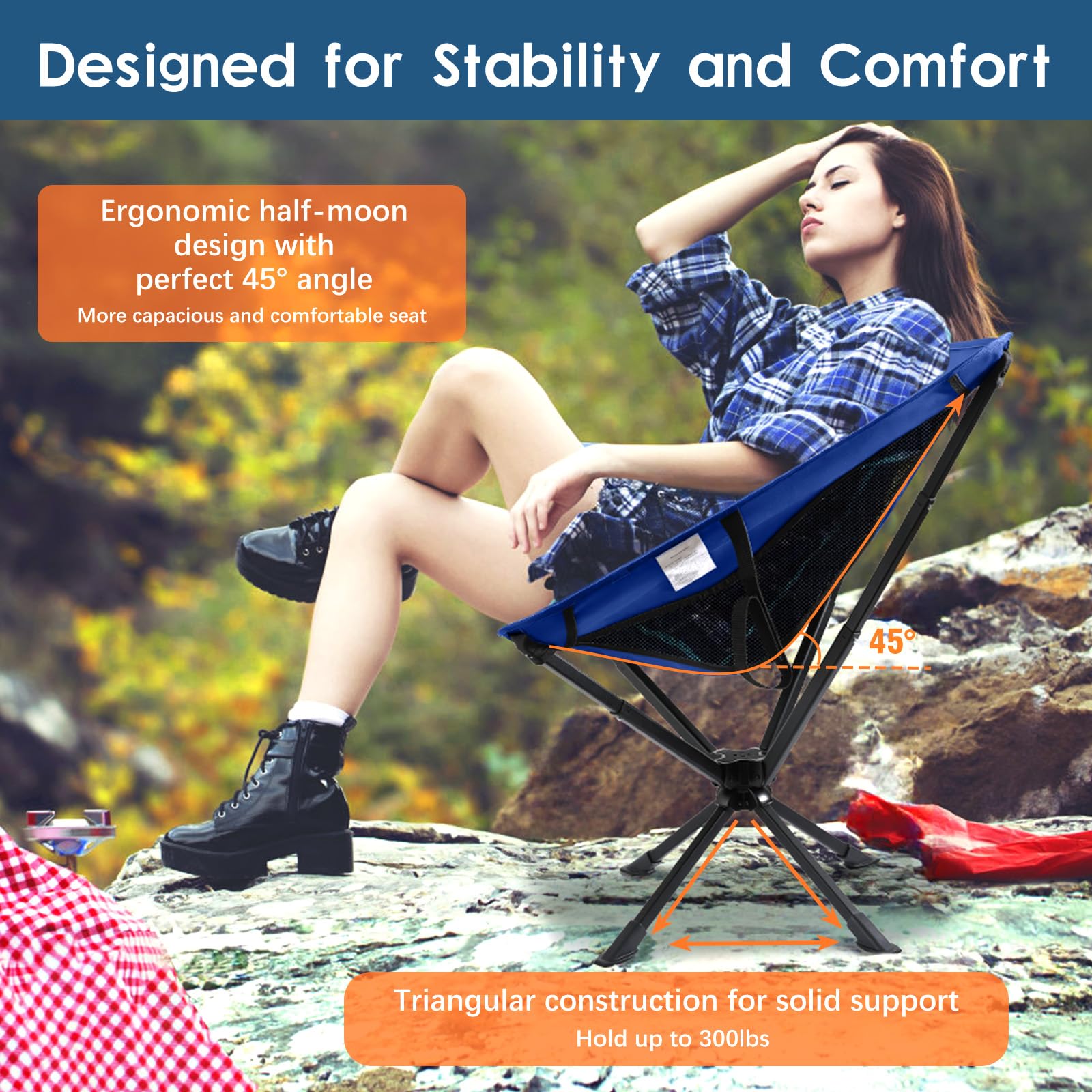 Raynesys rubber feet on grass showing stable slip-resistant performance