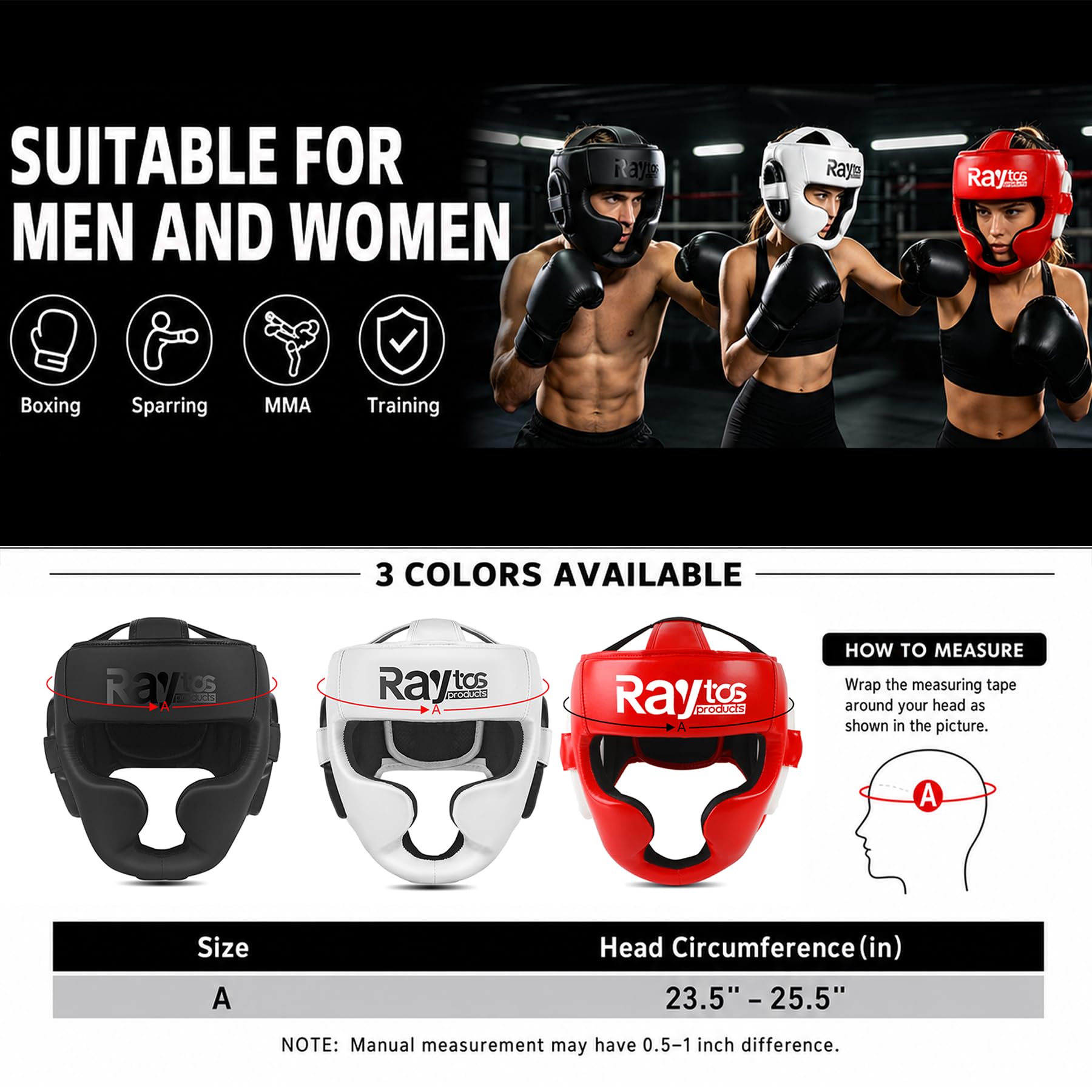 Raytos headgear ventilation and eye openings view for improved airflow and visibility benefit