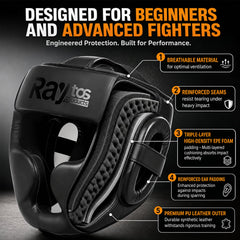 Raytos side profile highlighting foam padding and sturdy synthetic-leather shell