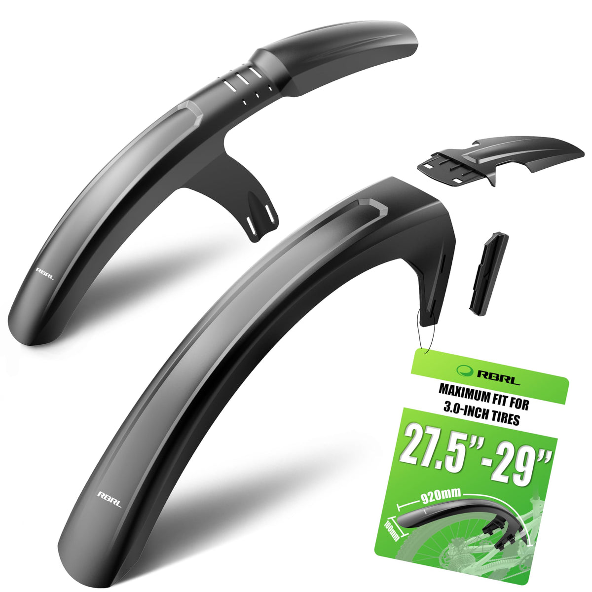 RBRL front fender packaging showing product and benefits