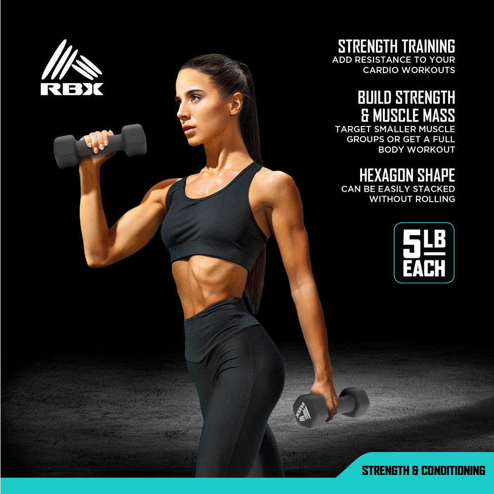 RBX weights hexagon side profile highlighting flat shape for stable, no-roll convenience
