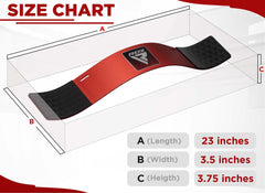 RDX arm blaster neck pad closeup showing 6mm neoprene cushion that reduces neck pressure