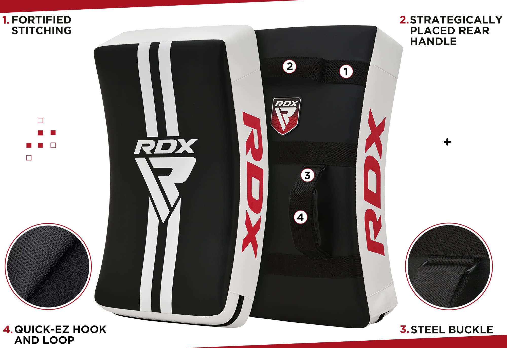 RDX curved profile close-up demonstrating arc that conforms to the holder for stability