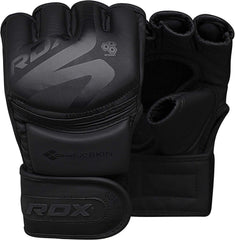 RDX front view of gloves showing strong leather and fit benefit durability