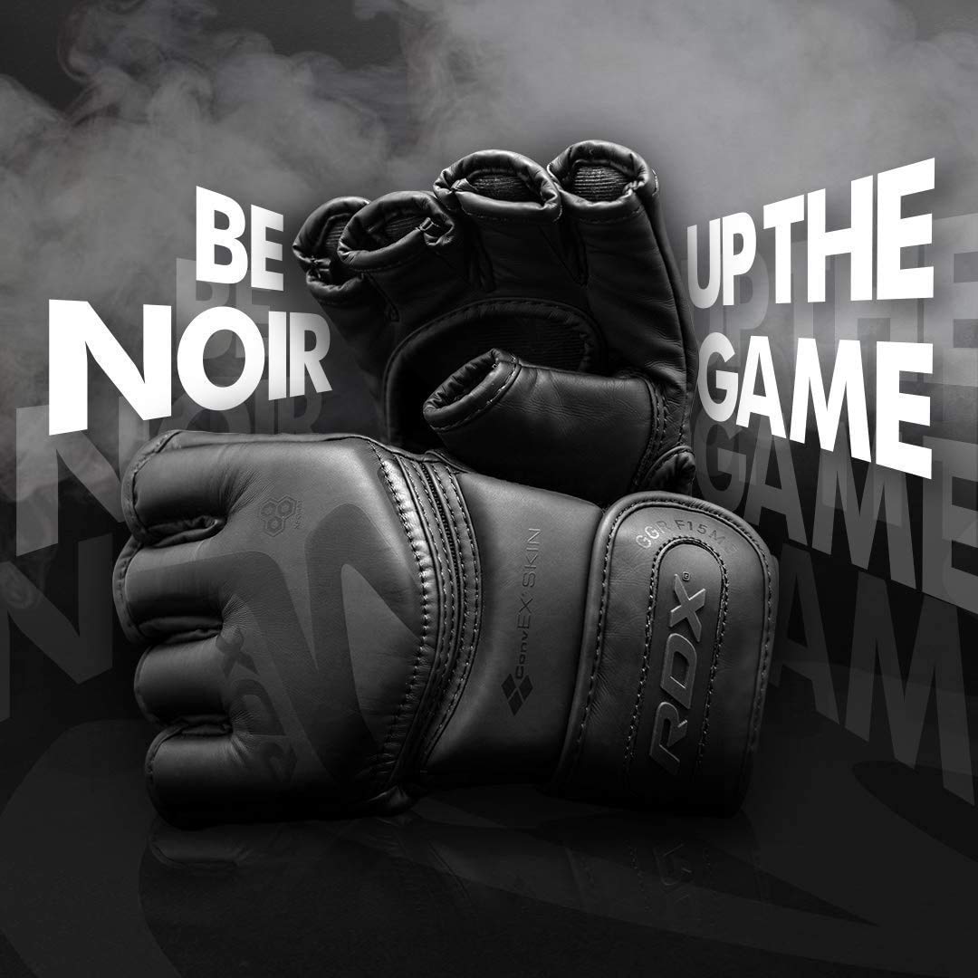 RDX gloves on a heavy bag in action showing training performance benefit