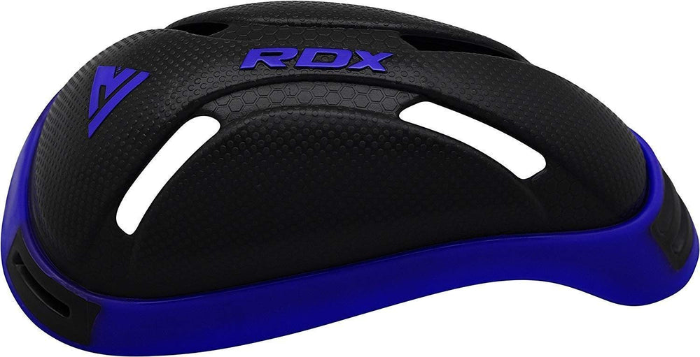 RDX groin cup label and branding showing quality build