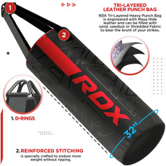 RDX Kara zip-top closeup illustrating adjustable filling for tailored impact
