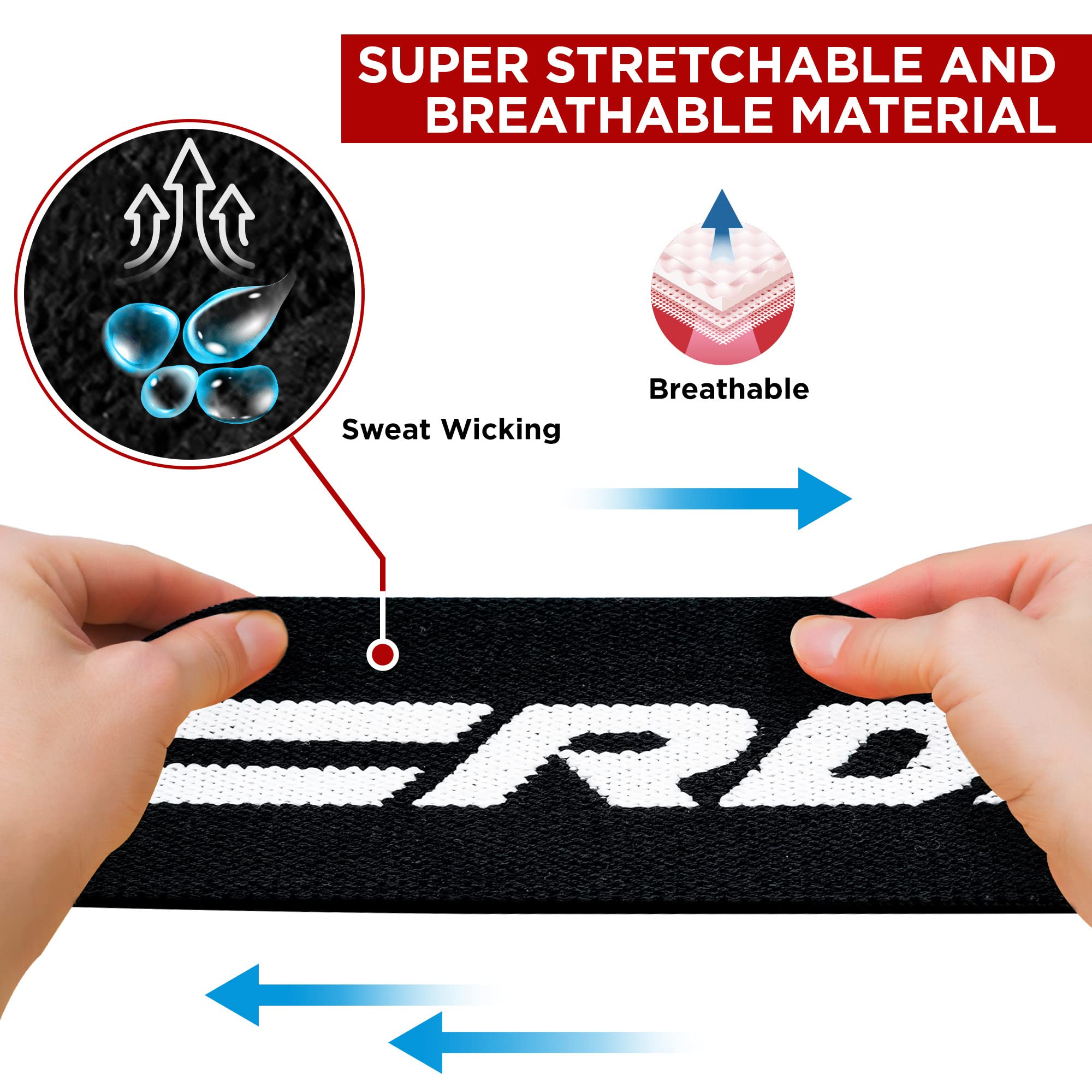 RDX wrap length comparison with ruler illustrating 78-inch capacity