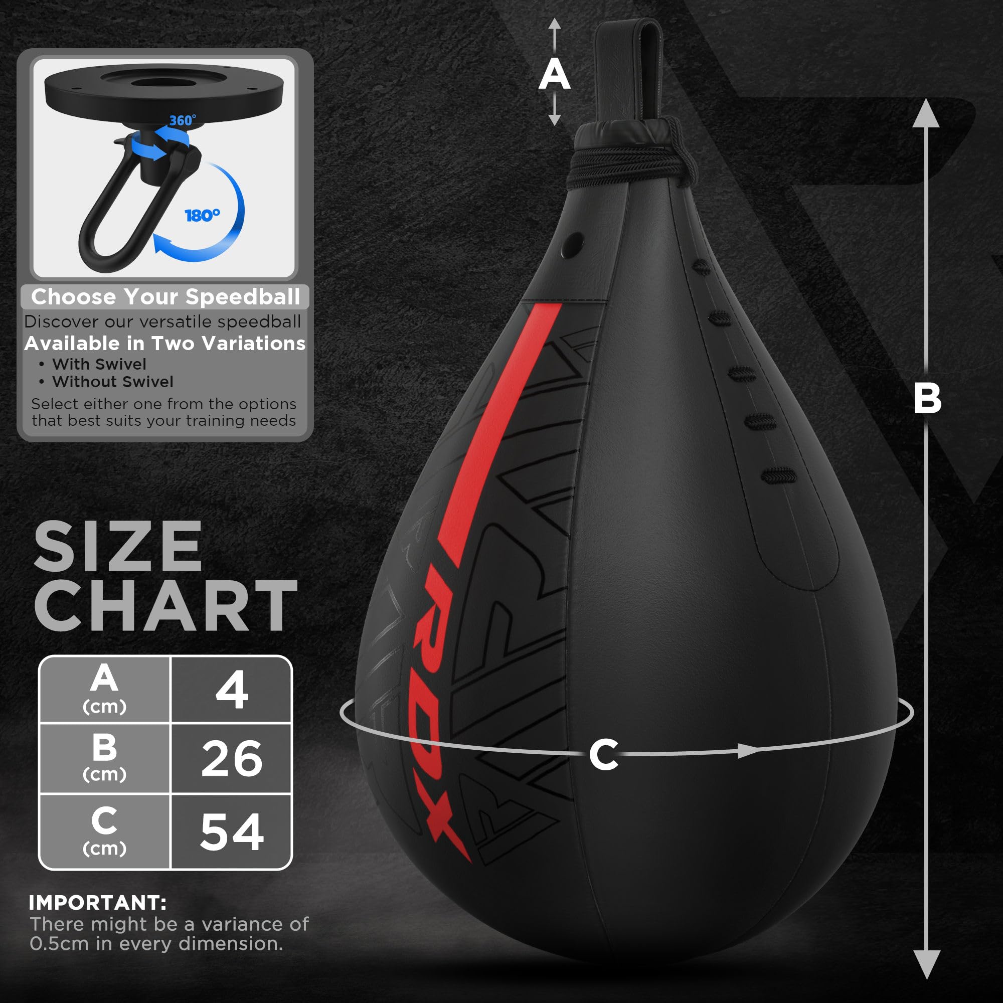 RDX speed bag in use with boxer practicing combos to improve timing