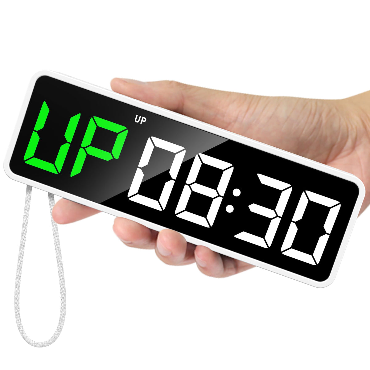 REACHER front display showing clear time readout and instant visibility