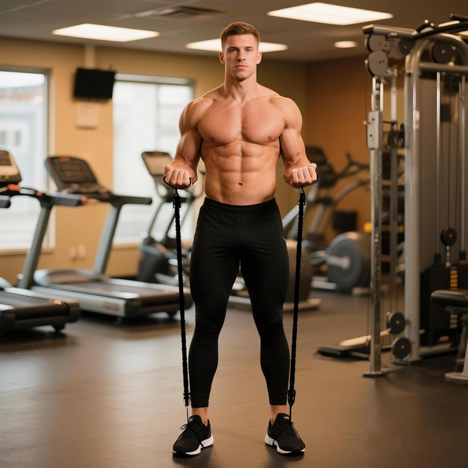 READAEER jump rope in motion, adds efficient cardio to strength sessions