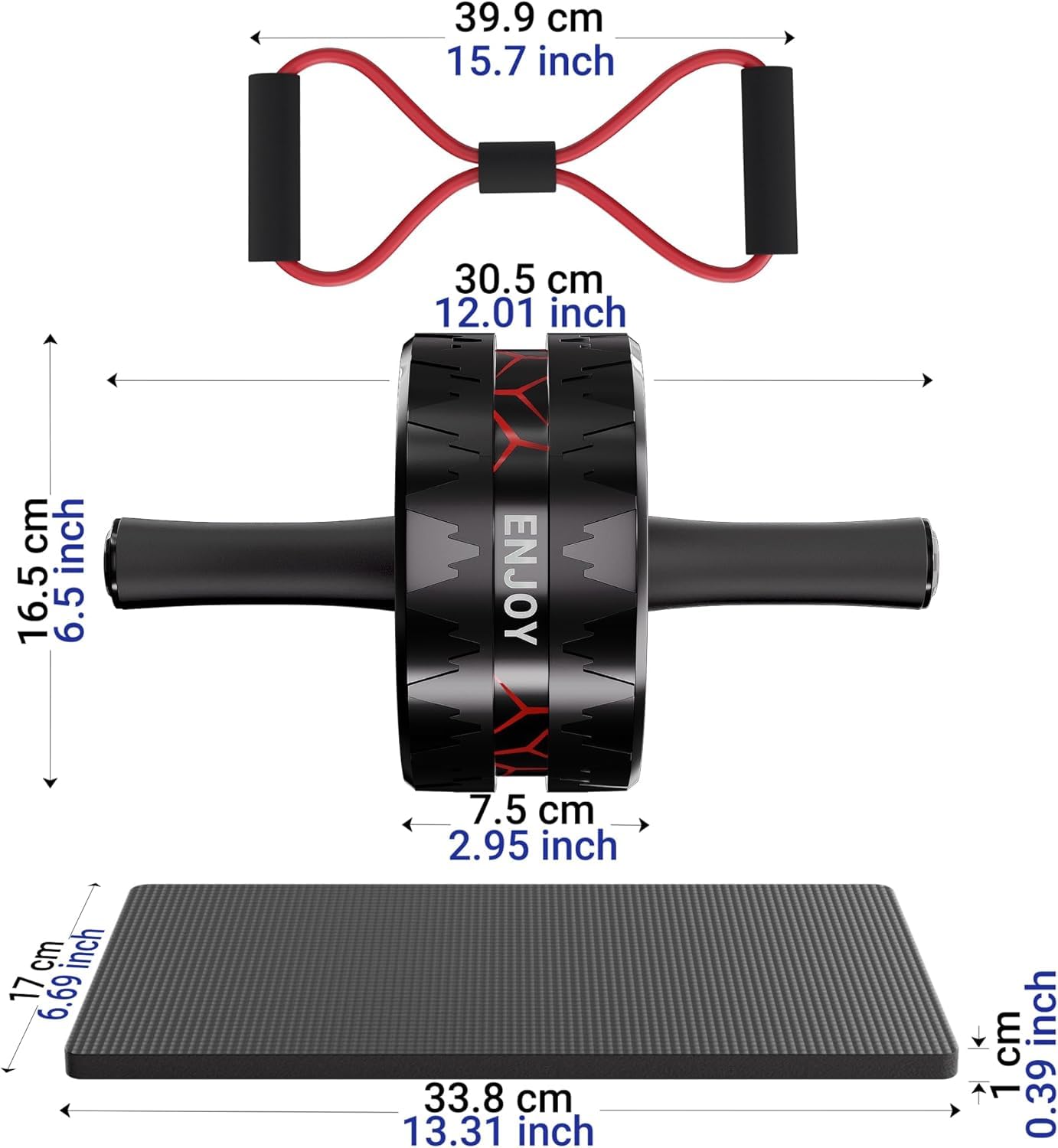 READAEER push-up bars in use, increases range of motion and reduces wrist strain