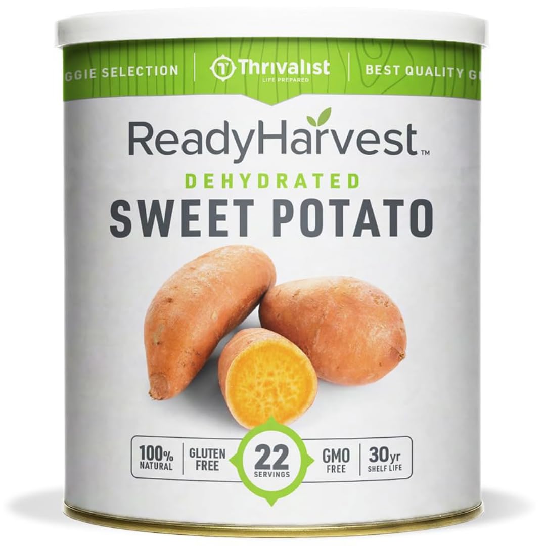 Ready Harvest can front view showing product and serving count benefits
