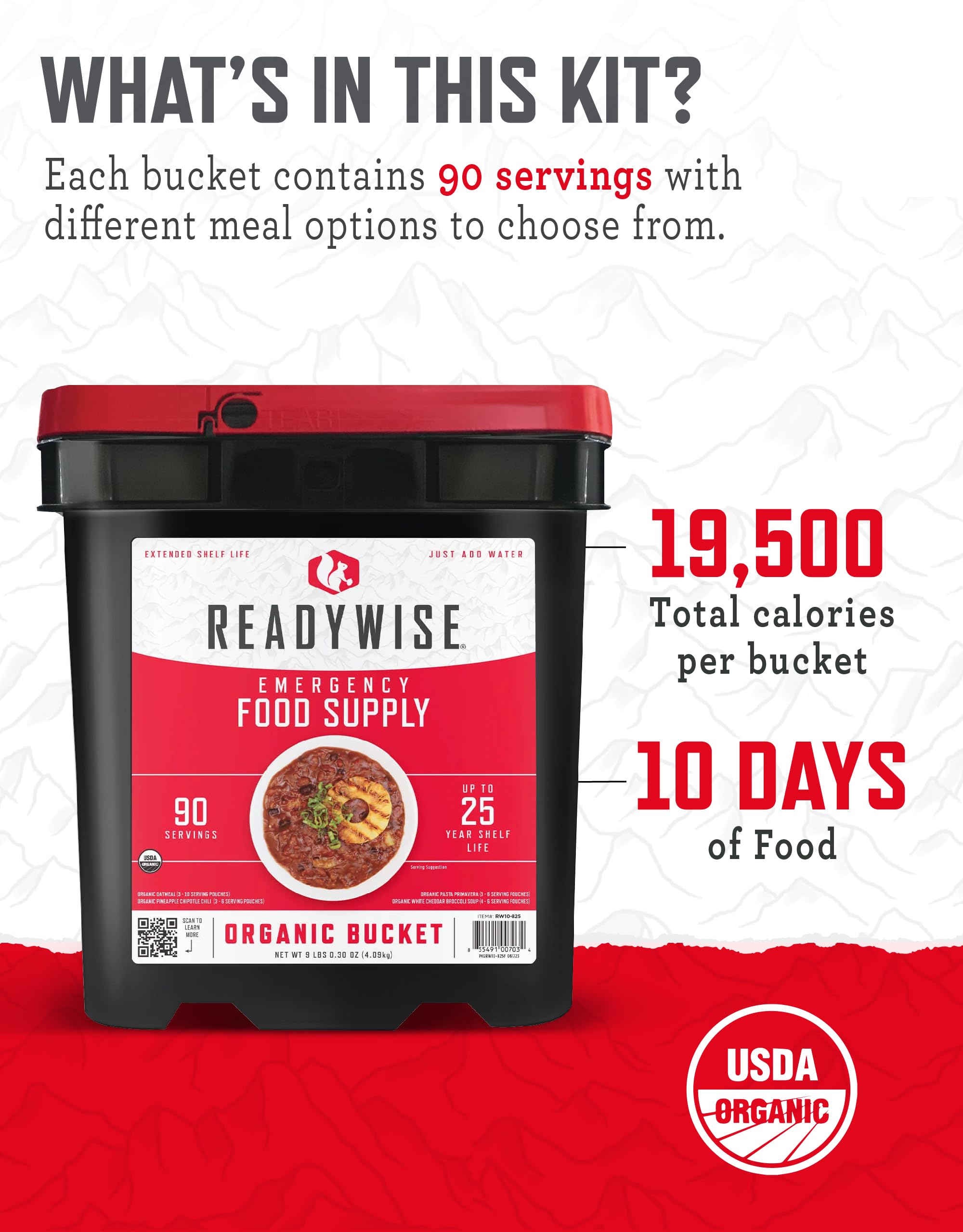 ReadyWise served meal on tray demonstrating hot meal comfort and portability