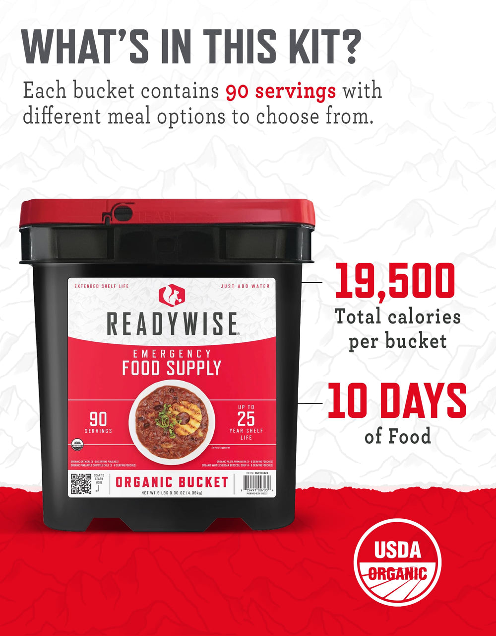 ReadyWise served meal on tray demonstrating hot meal comfort and portability