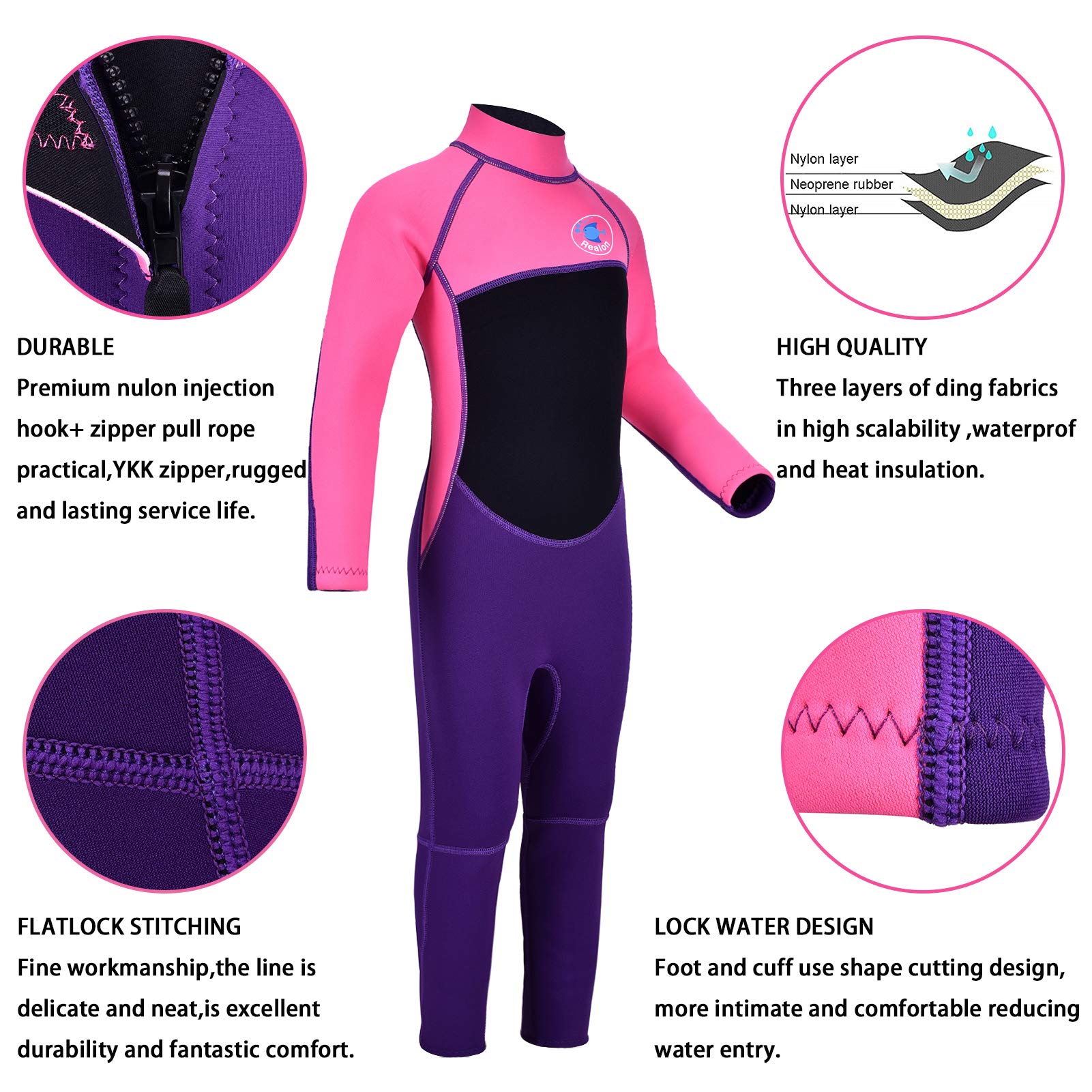 REALON back zipper detail with pull cord for easy independent dressing