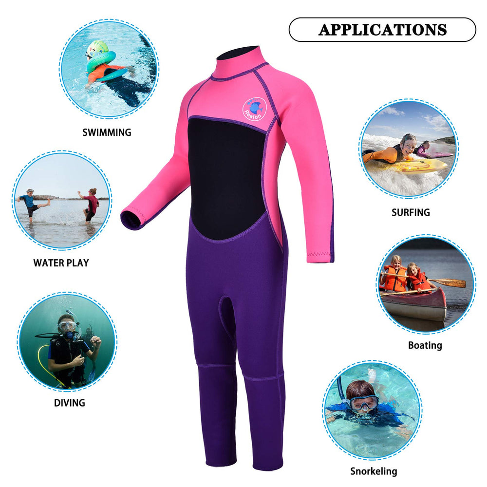 REALON packed folded wetsuit ready for travel and quick storage