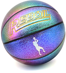 REBOILPHASE front view of Mamba Spirit basketball showing design and grip benefit