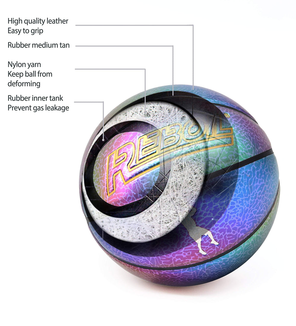REBOILPHASE packaged ball with tag showing product presentation and gifting appeal