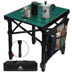 RED CREAT front view of packed table showing compact carry bag and portability benefits