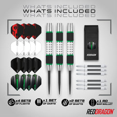 RED DRAGON Axis barrel close-up highlighting 85% tungsten machining for tighter groupings