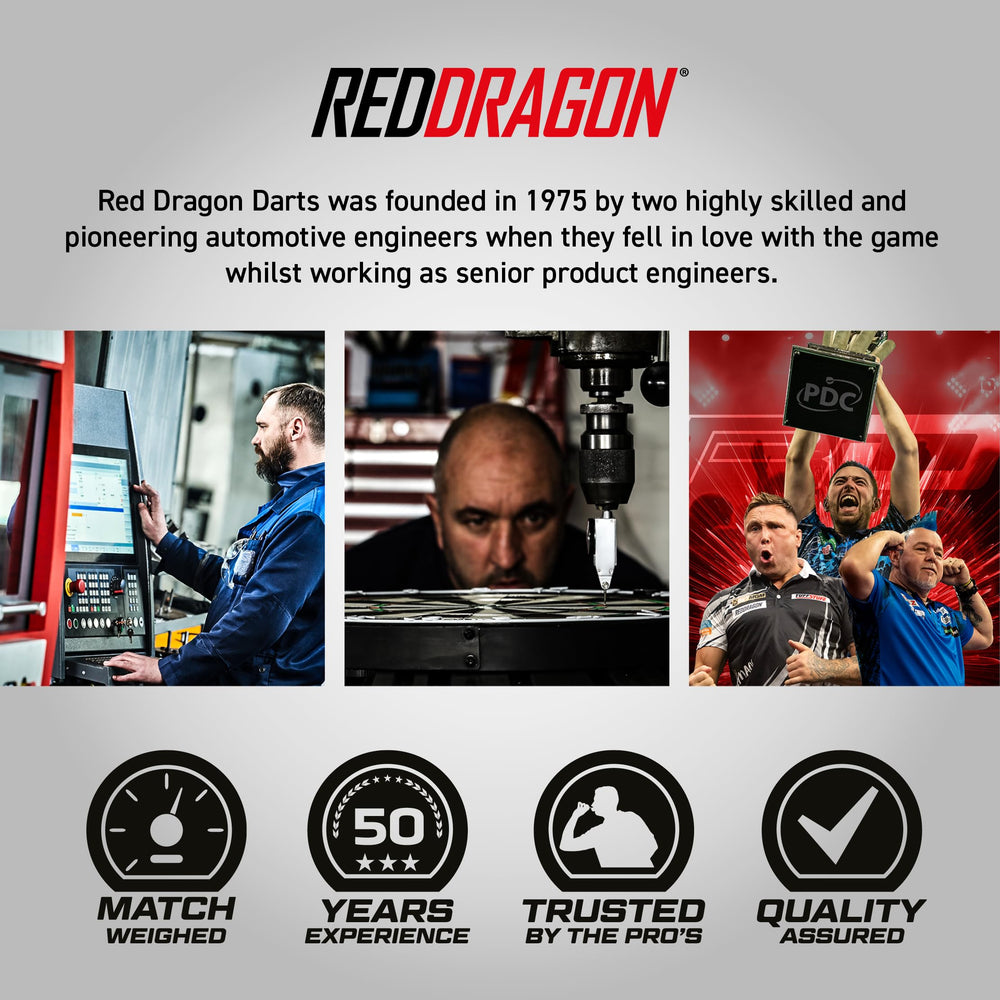 RED DRAGON Axis lifestyle play scene showing darts in use to improve consistent scoring