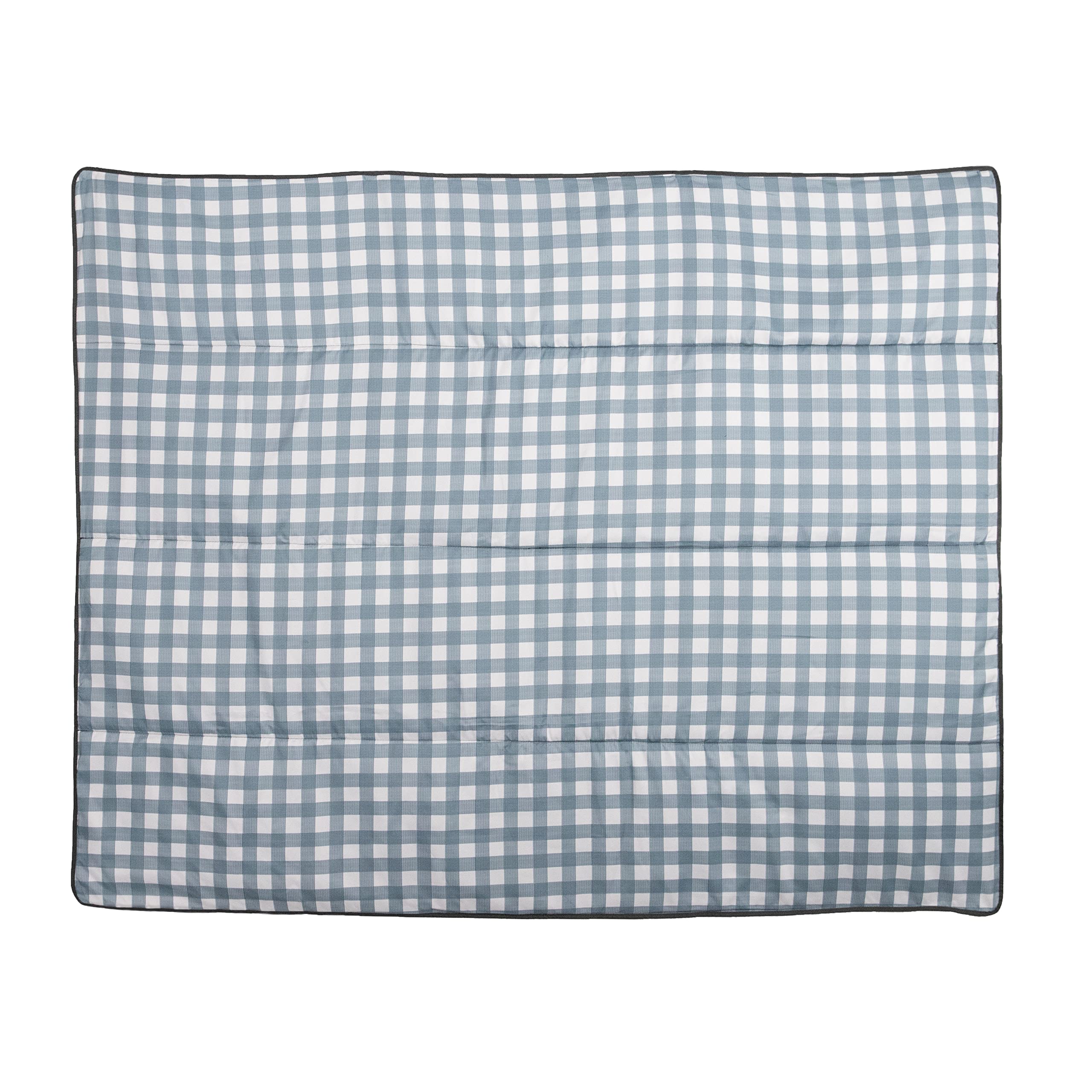 RED ROVR folded blanket inside matching tote for compact transport