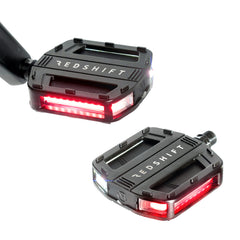 REDSHIFT Arclight front view showing LEDs and aluminum platform for enhanced road visibility