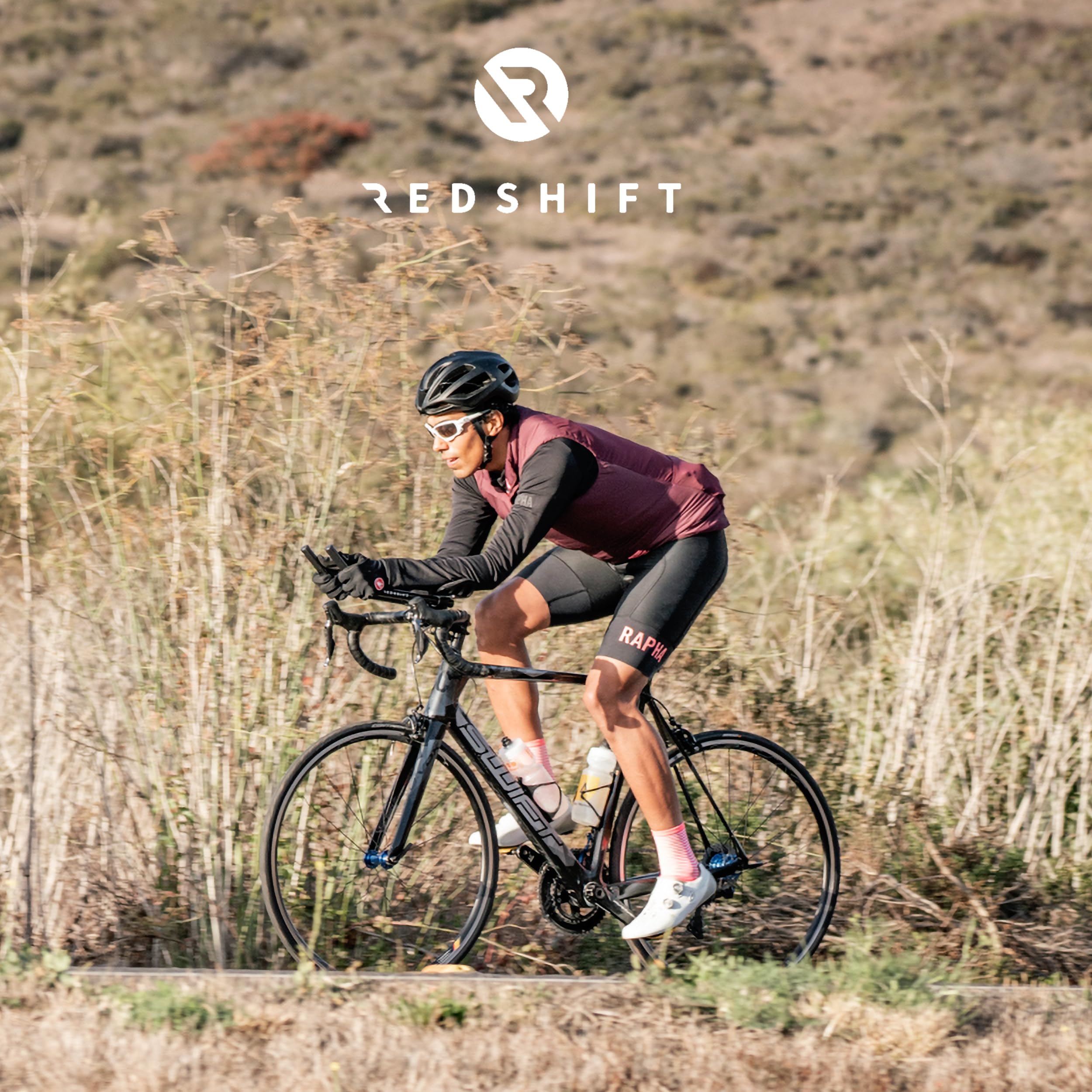 REDSHIFT aerobars installed on road bike demonstrating aero position benefit