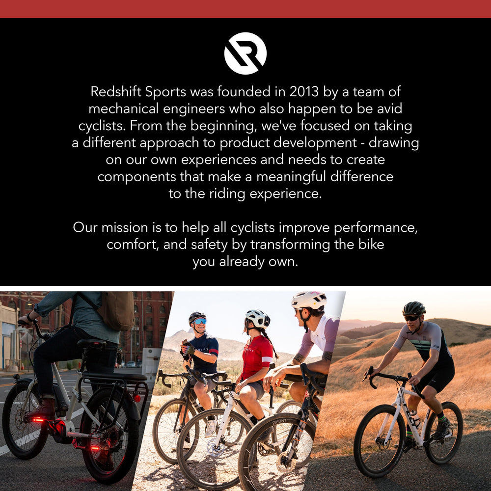 REDSHIFT grips in a gravel ride lifestyle shot improving long-ride endurance