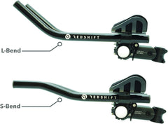 REDSHIFT close-up of S-bend aluminum extension highlighting comfort-oriented curve