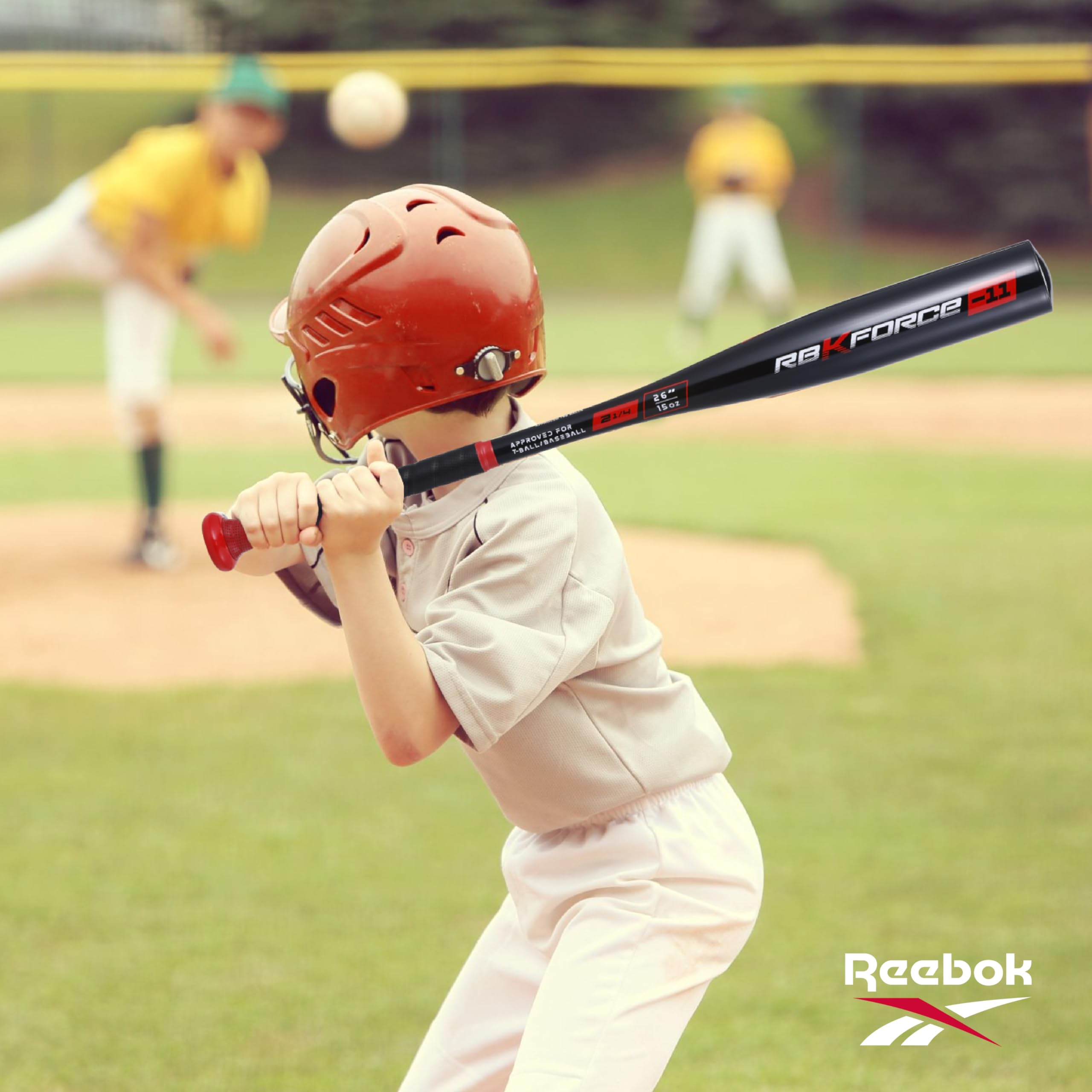 Reebok bat in backyard practice scene showing portability and everyday training use