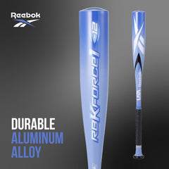 Reebok bat in use at a tee demonstrating beginner swing development