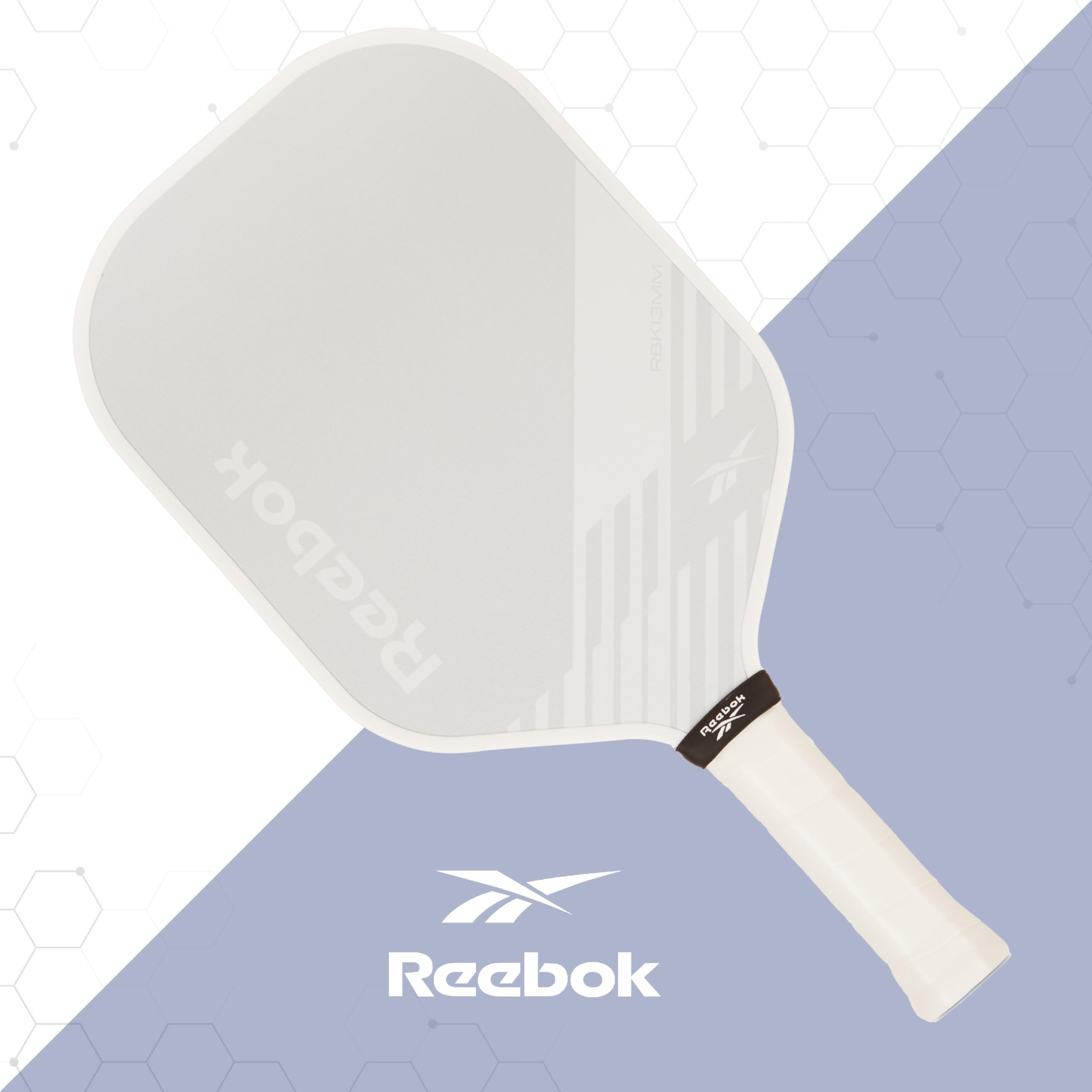 Reebok perforated cushion grip detail showing comfortable, anti-slip handle benefits