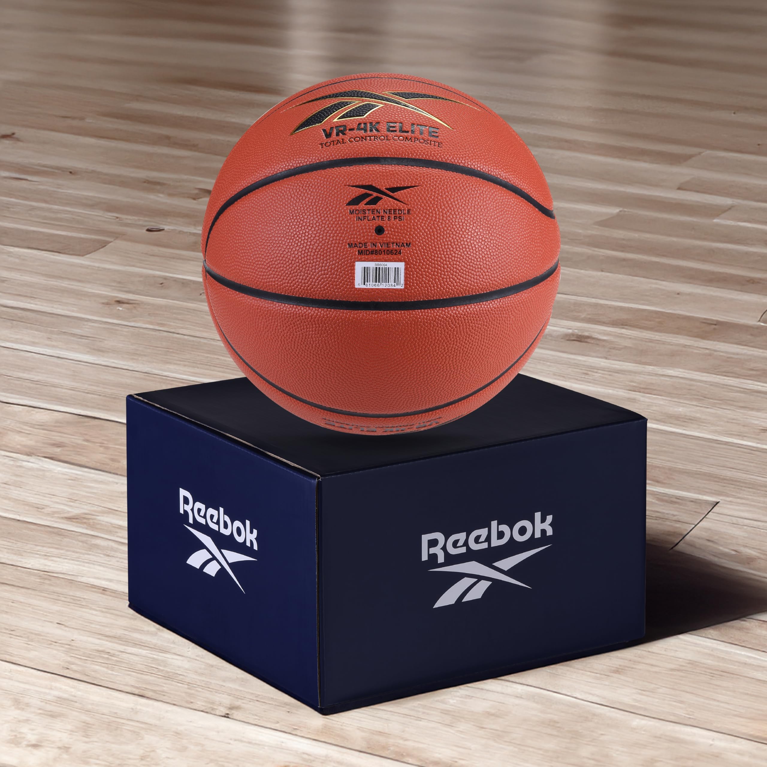 Reebok included inflation needle at valve for easy setup