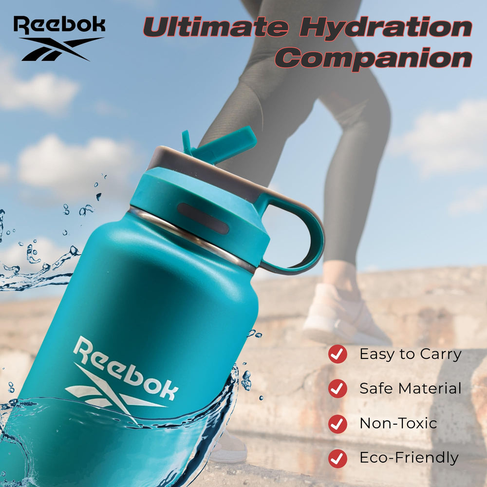 Reebok stainless side profile showing durable insulated construction