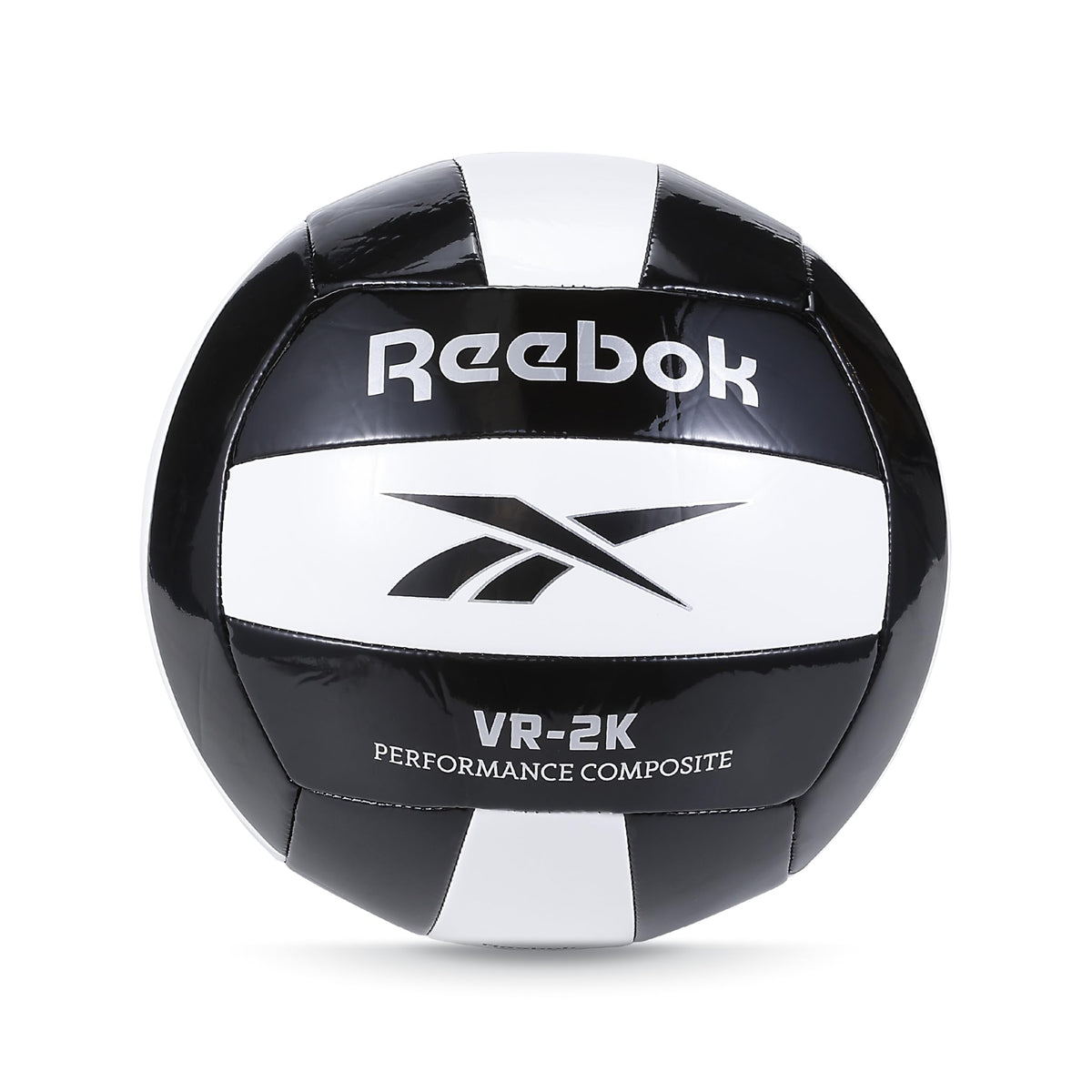 Reebok volleyball front view showing official size and clear branding for easy recognition