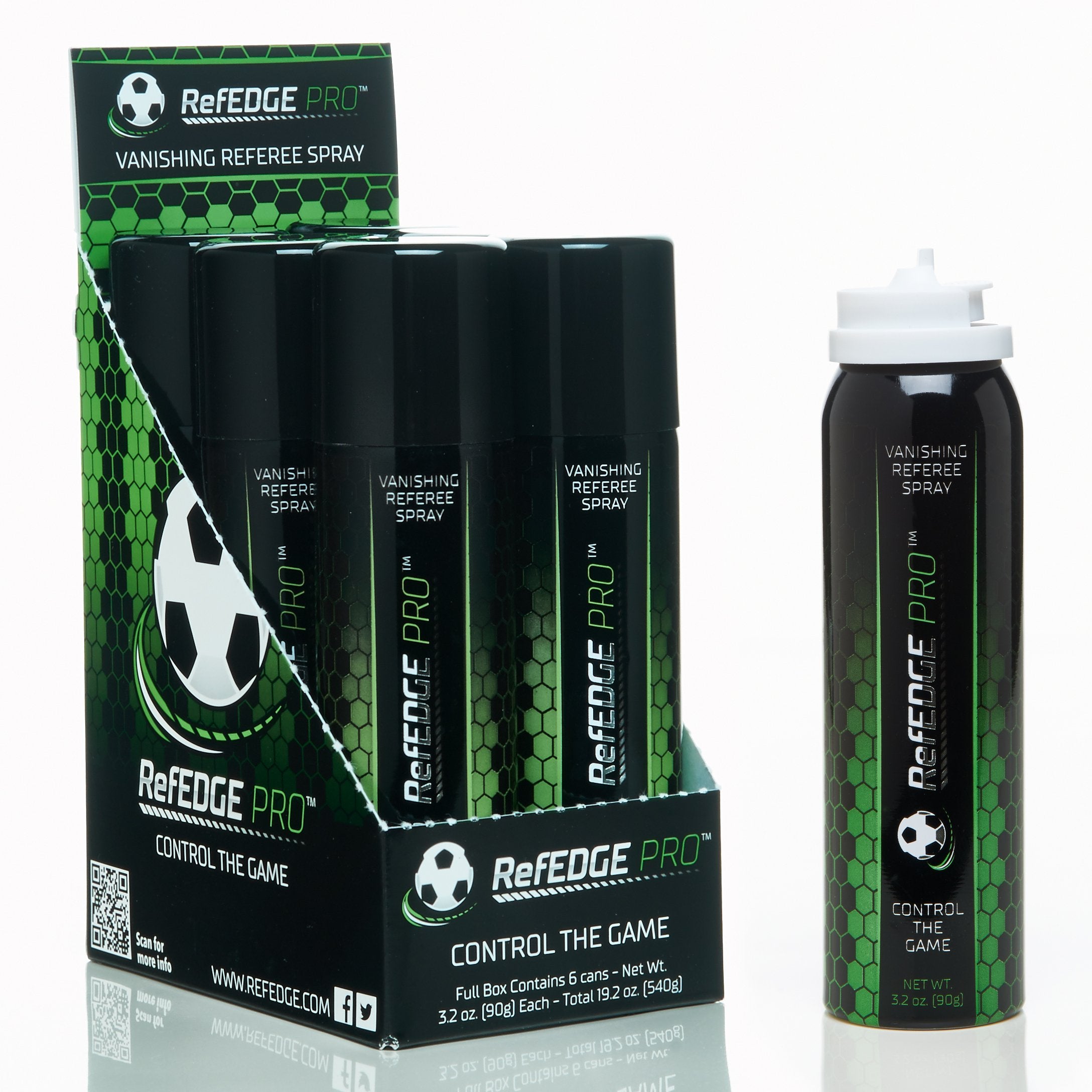 RefEDGE PRO Stand-and-Spray action being used by referee for hands-free marking