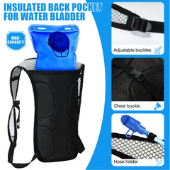 Reginary internal compartment with phone and snacks, organized storage