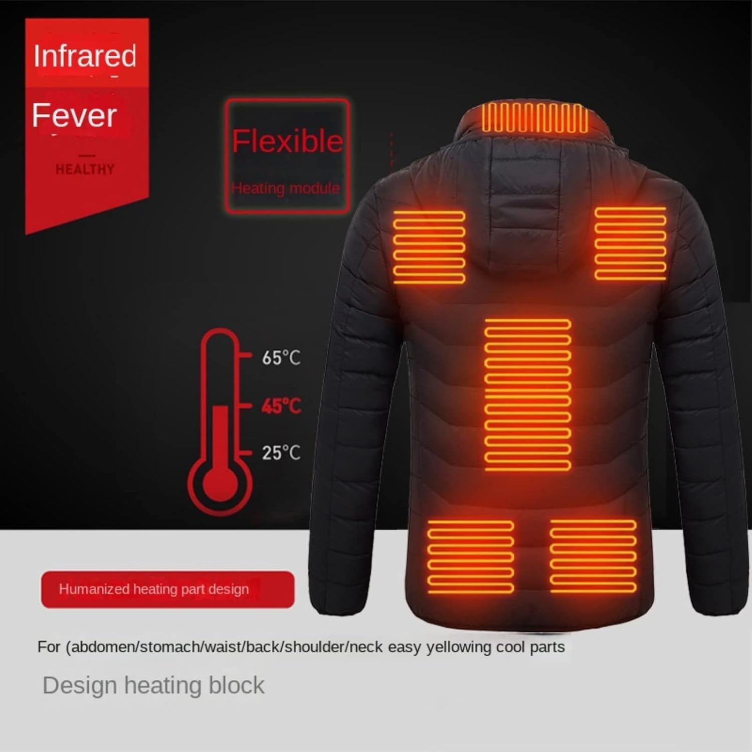 REIOASUD invisible zipper pocket detail, secure storage while active