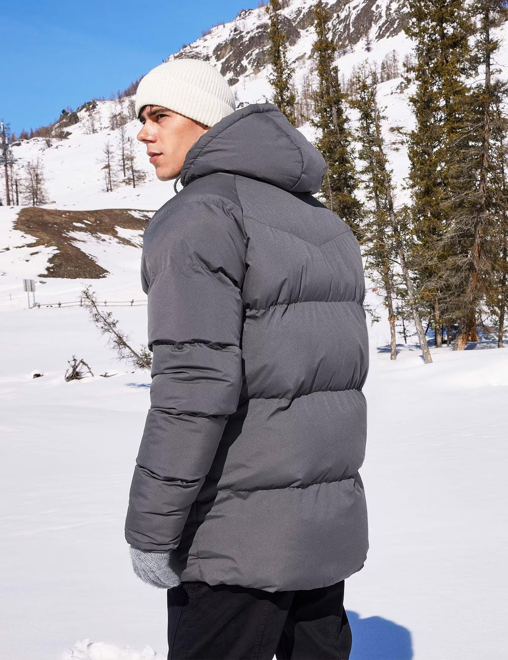 Rejork parka worn by commuter illustrating weather protection and everyday style