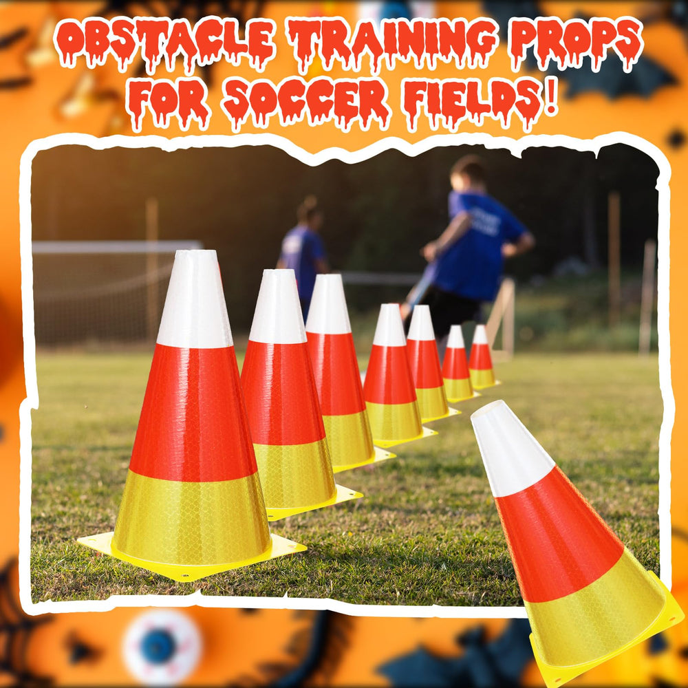 Relaxweex cones laid out for agility drill improve training visibility