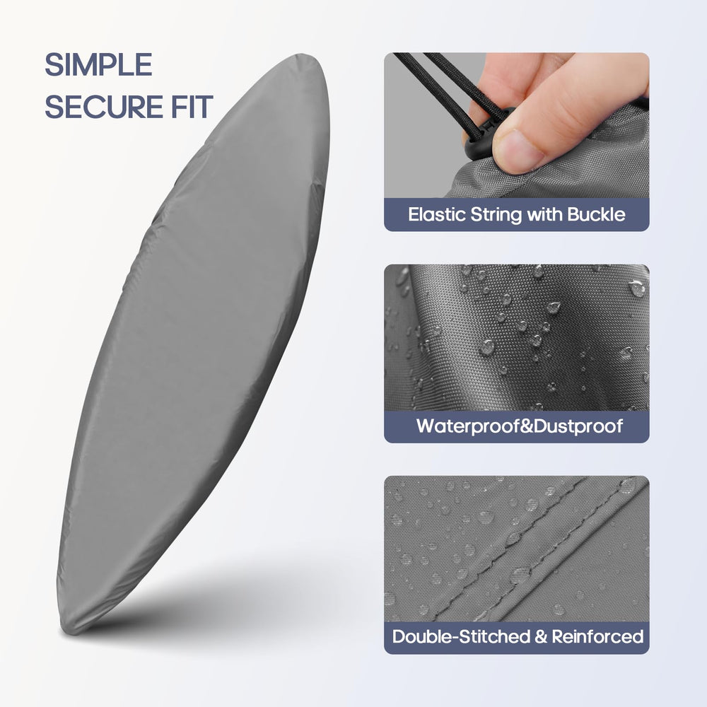Relaxyee fabric close-up showing oxford texture and waterproof finish for long-lasting protection