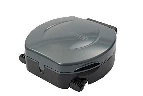 Reliance Fold-to-Go set up at campsite offering quick bathroom solution