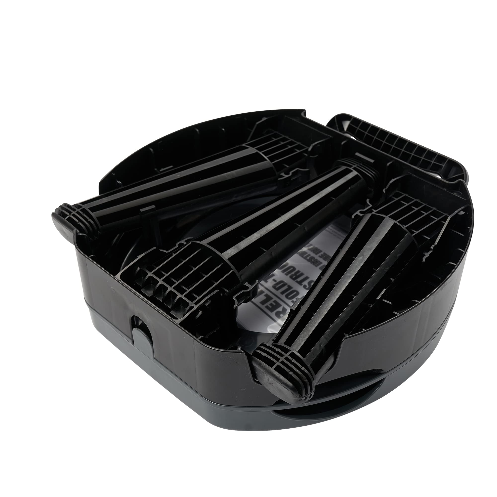 Reliance Fold-to-Go warranty label and materials information for reassurance