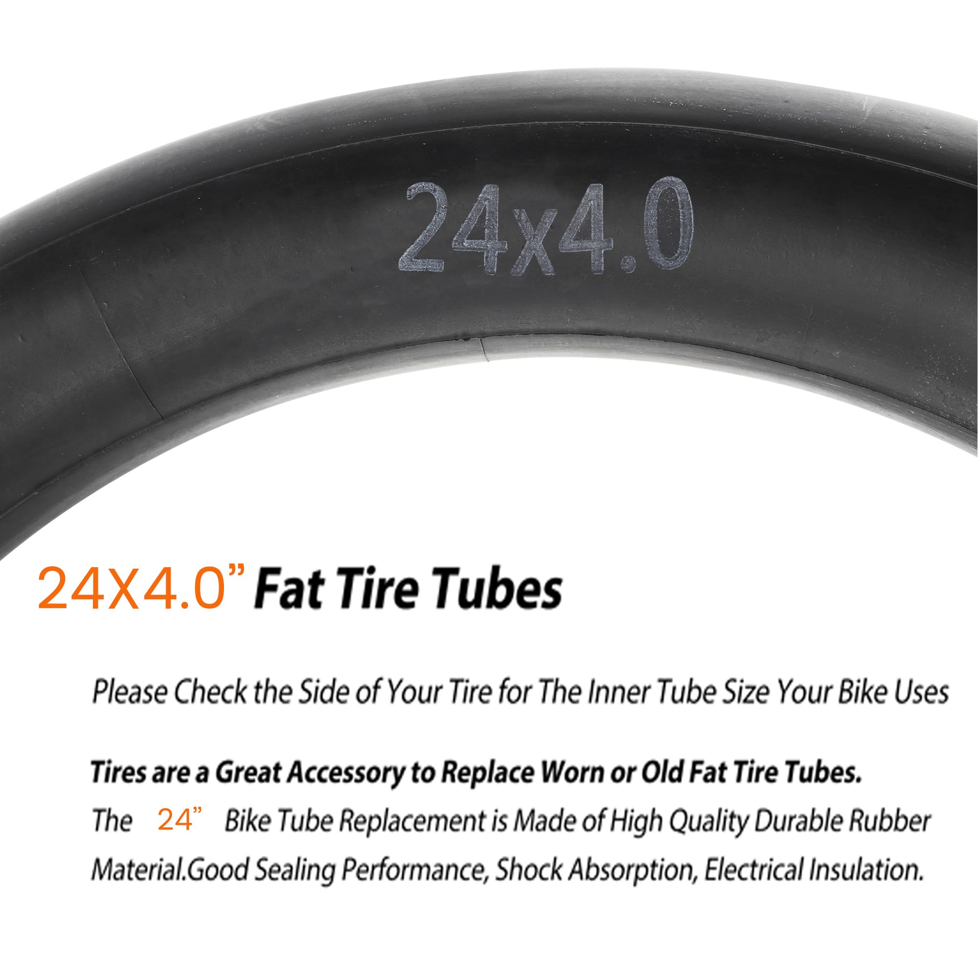 Relibupdater inner tube installed on a fat bike wheel demonstrating correct fit and air seal