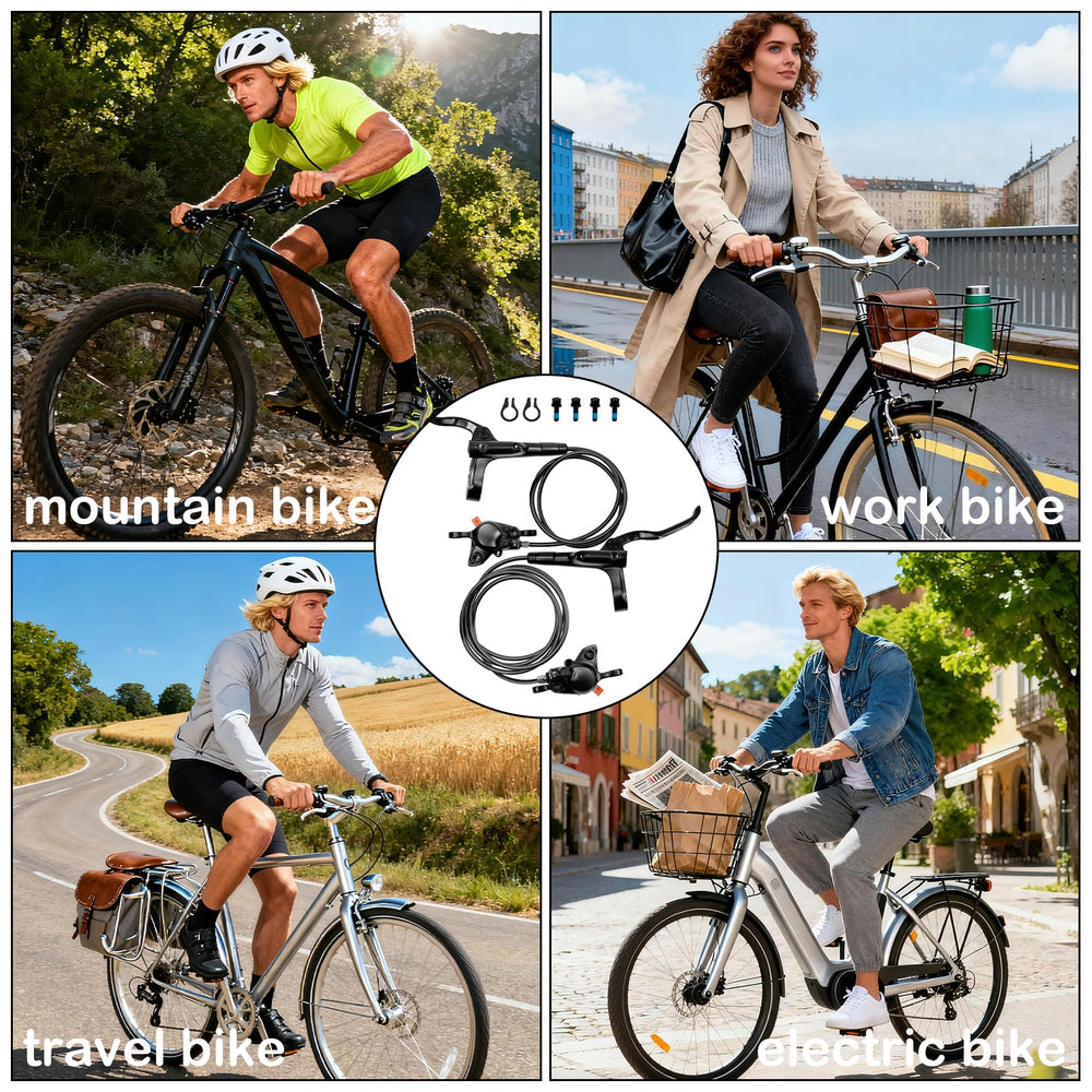 Relwears MT200 installed on bicycle demonstrating real-world braking confidence